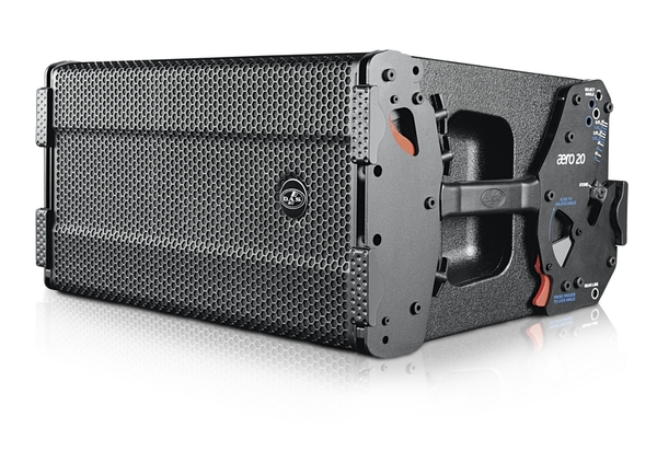 AERO-20A POWERED, 800 W (LF) + 400 W (HF), 12 INCH FULL-RANGE COMPACT LINE ARRAY SYSTEM W/ DASNET